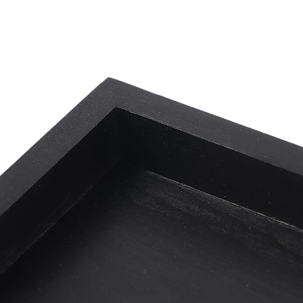 Rektangulær Form Massivt Tre Te Kaffe Snacks Mat Serveringsbrett Tallerken Restaurantbrett 30*20*2cm