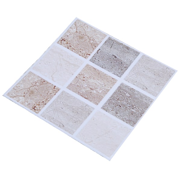 18 stk. Mosaik Flise Transfer Klistermærker Badeværelse Køkken DIY Hjem (10cm*10cm) (004)