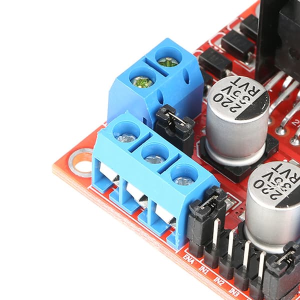 1 stk. L298N Modul H Bro Driver Board Modul til Stepper Motor Smart Bil Robot