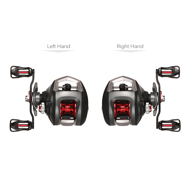 Lixada 12+1 Kuglelejer Baitcasting Hjul Fiskeflue Højhastigheds Fiskehjul med Magnetisk Bremsesystem