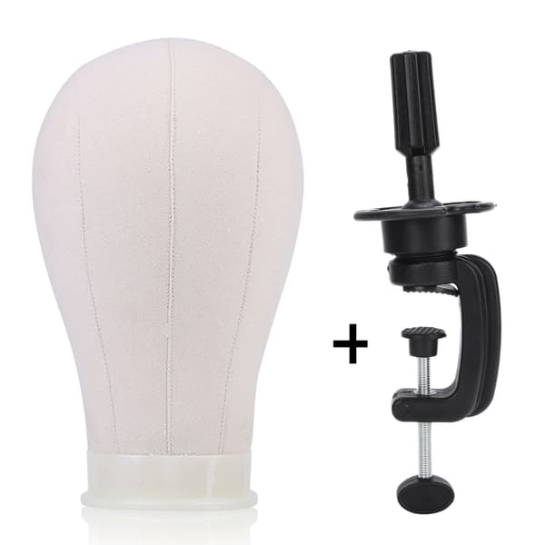 22-tommers lerretshode parykkmodell laging mannequin hode hatt hodeplagg cap display mannekengmodell