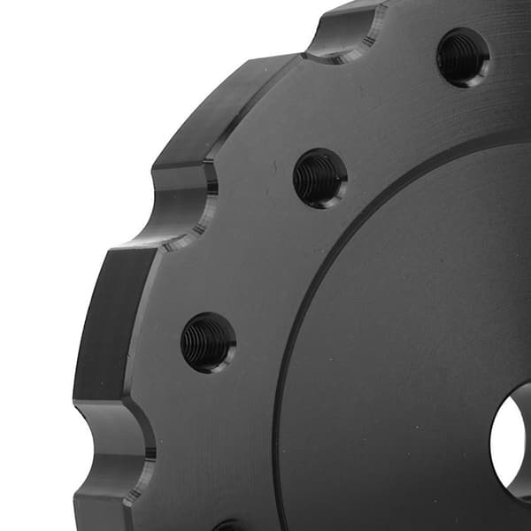 Rat Adapter Sort Præcis Udskiftning Til Thrustmaster T300 T500 PCD 73mm Rat