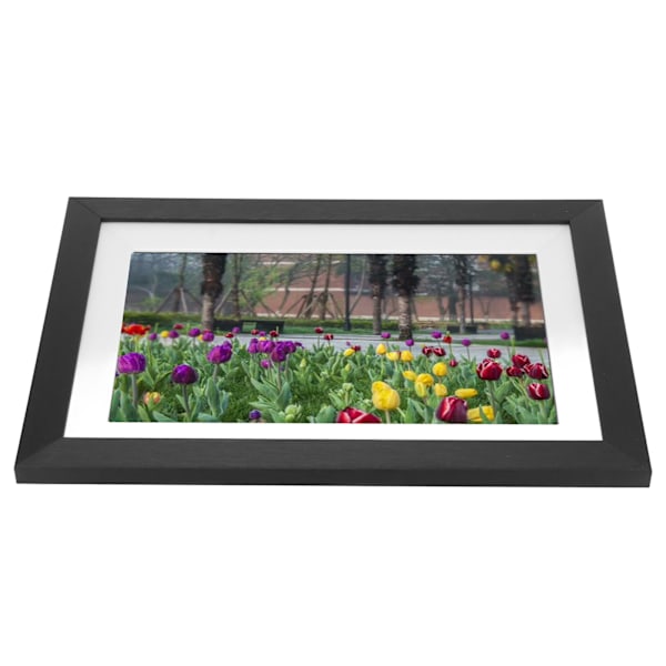 WiFi Digital Fotoramme 10.1in HD IPS Touch Screen Digital Billedramme Del Fotos Eksternt Via Frameo APP EU Stik