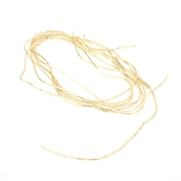Broderitråd Kobbertråd Syning Glans 1,5 mm Dia. Manuel DIY Snor Gylden