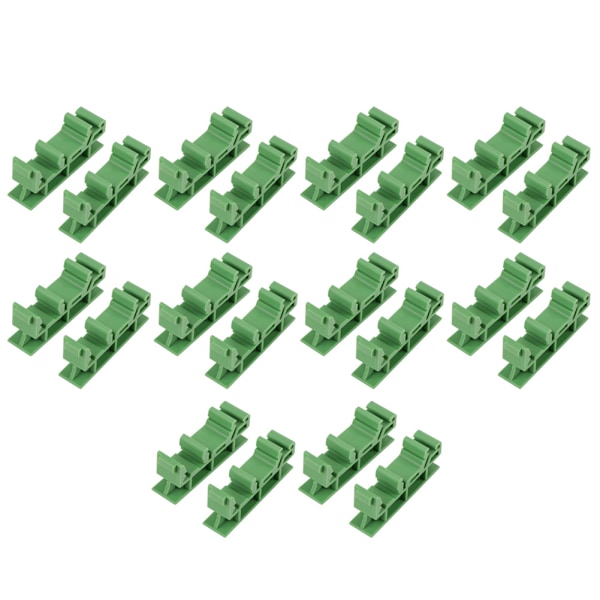 10 set 35mm PCB DIN C45 Railsadapter Kretskortsmonteringsfäste Stativ Bärar