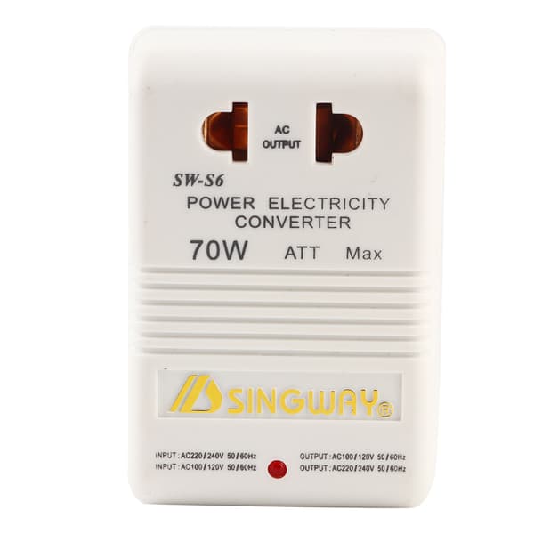 70W 110V/120V til 220V/240V StepUp&amp;Down Spenningsomformer Transformator (CN Standard Plugg)