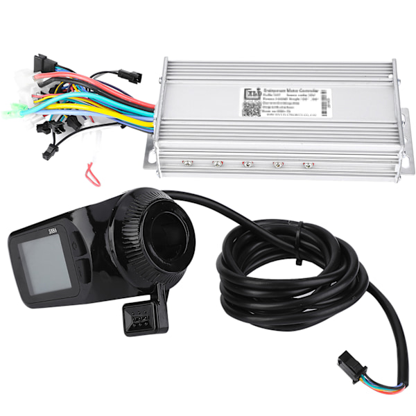 Vandtæt LCD Display Panel Elektrisk Cykel E Bike Scooter Børsteløs Controller Kit (1000W48V)