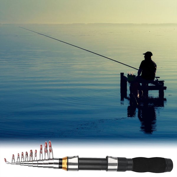 Liten Havstang Bærbar Kort Stang Isfiskestang Mini Havfiskeverktøy 28049‑100 (2.3M)