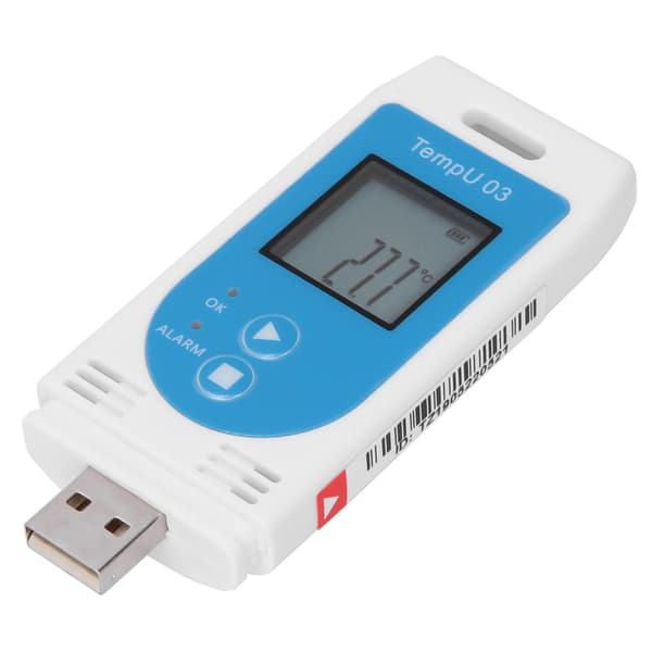 LCD USB Lämpötila- ja kosteusdataloggari PDF GSP Datalogger -tallennin
