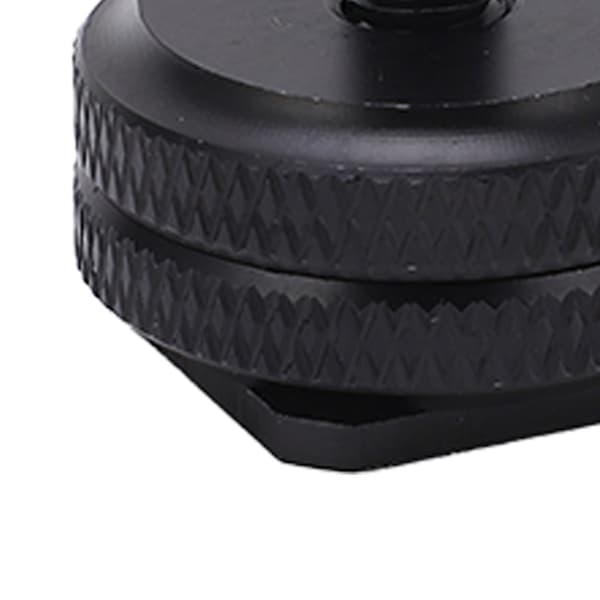 1/4 tommer Dobbelt Mødder Kamera Kold Sko Montering Adapter Stativ Skrue Adapter Blitz Sko Montering til Kamera Tilbehør