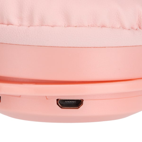 Y08 Barnhörlurar Macaron Stilren Stereo Ljud Vikbara Plug-in Kort Bluetooth Öronhörlurar Rosa