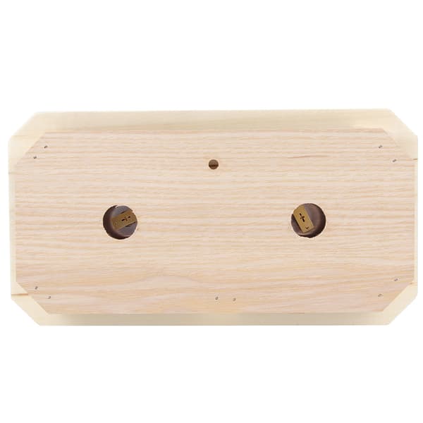 Bærbar 2-i-1 Træ Termo Hygrometer Termometer Hygrometer Damp Sauna Rum Tilbehør