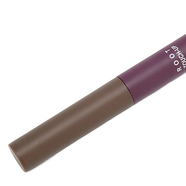 Hårlinjepudderstift Root Concealer Engangs Dobbeltsidet Grå Hårfarve Pen Medium Mørkebrun 6g