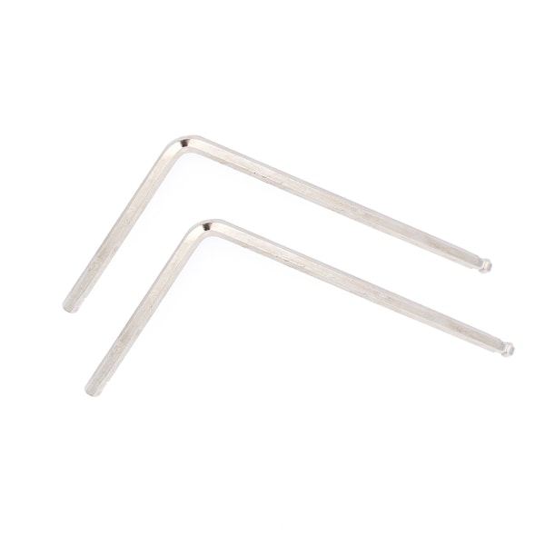 2 st Truss Rod Allen Nyckelverktyg 4mm / 5mm Kulände för Martin Akustisk Gitarr (Silver 5mm)
