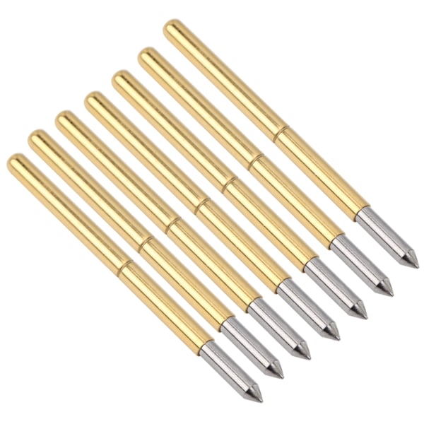 100 stk. P125‑B Testprobe 2,0 mm Fjeder Test Detektionsprobepinde Messing Pogo Pins
