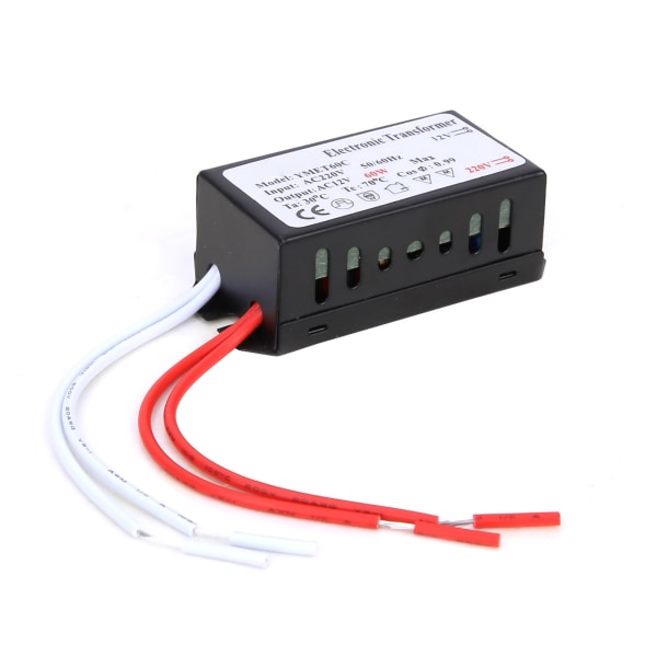 220V till 12V elektronisk transformator spänningsomvandlare Smart Power Supply Driver (60W)