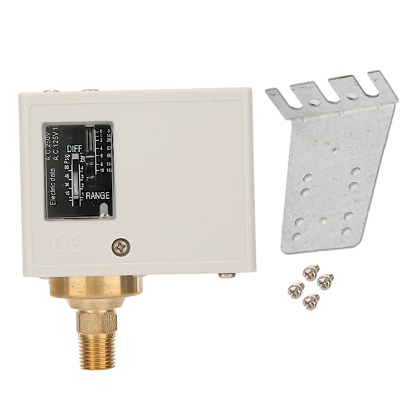 PT1/4\" (för Ryssland) Elektronisk 24V~380V Tryckkontrollbrytare för Luft Vattenpump Kompressor