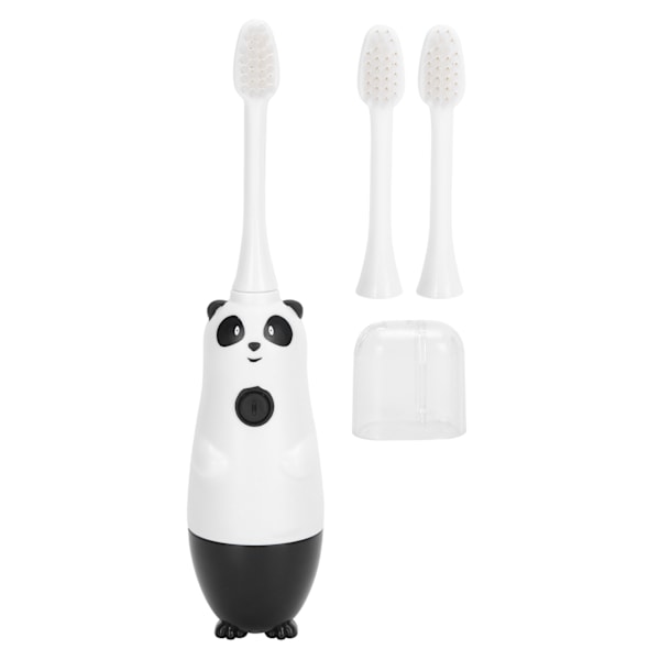 Sonic Elektrisk Tandborste Mjuk Borst Panda Mönster Tandvård för 2‑12 År Gamla Barn