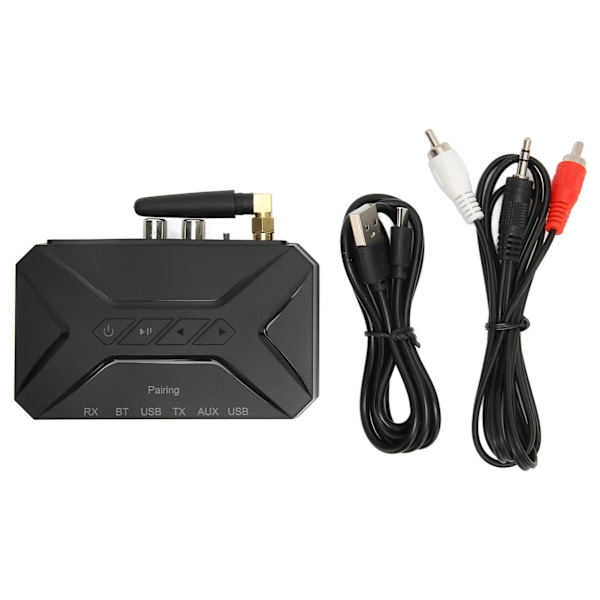 2 i 1 Bluetooth Lydmottaker Sender 50m RCA AUX 3.5mm USB Bluetooth Adapter for Lydoverføring
