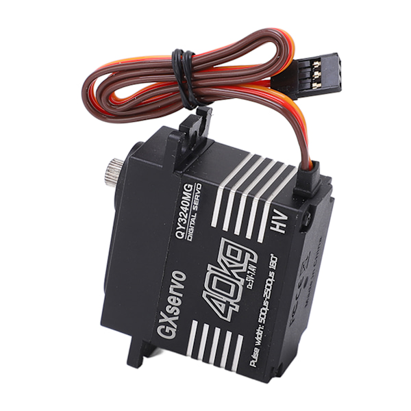 2 KPL QY3240MG Nopea Metallivaihde 40kg Suuri Vääntömomentti Digitaalinen Servo Scx10 1:8/1:10 RC-autolle Robotille