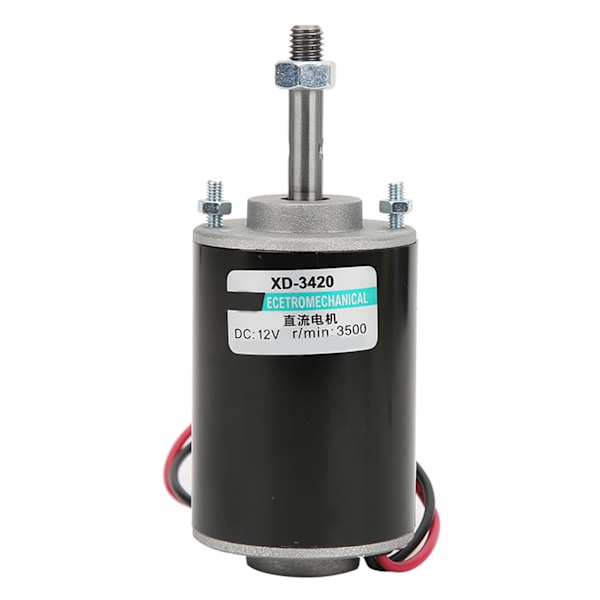 12/24V 30W Nopea CW/CCW Pysyvä Magneetti DC-moottori DIY-generaattorille (12V 3500rpm)
