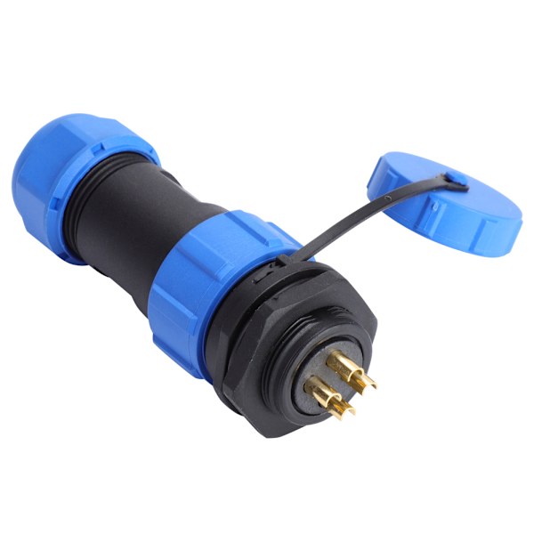 IP68 SP21 4-benet Vandtæt Plastik Aviation Stik Socket Konnektor (4-benet)
