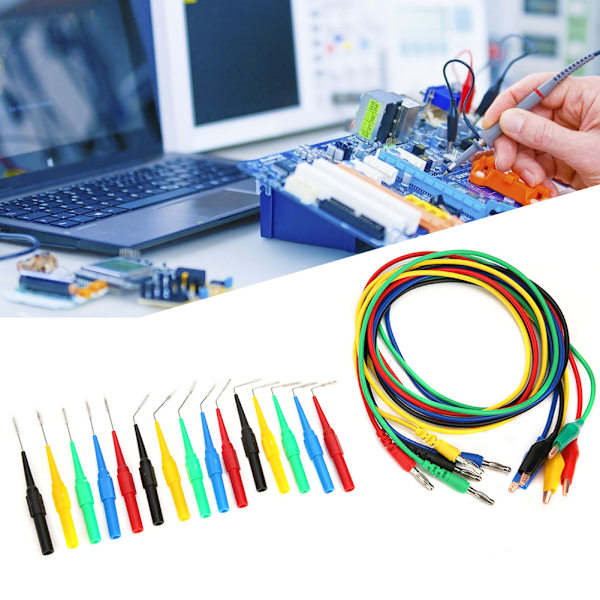 P1920 Klemme til bananstik Testledning med probesæt Tilsluttes 4 mm bananstik til elektrisk test