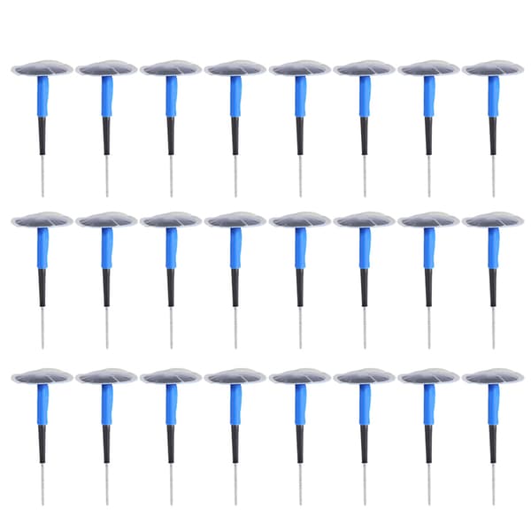 24 st Bil Motorcykel Universal Slanglös Däckpunktering Reparation Svamp Plug Patch Gummi（#1）