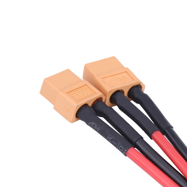 XT60 Parallel Batteripakke Konnektor Adapter 14AWG Kabel til RC Lipo 1 Hun til 2 Han