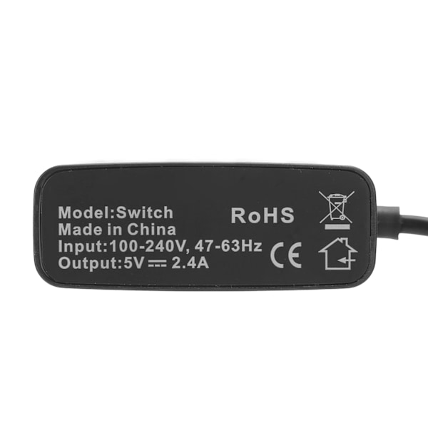 100‑240V Värdladdare Laddningskabel 5V Ström AC-adapter Strömförsörjning för Switch