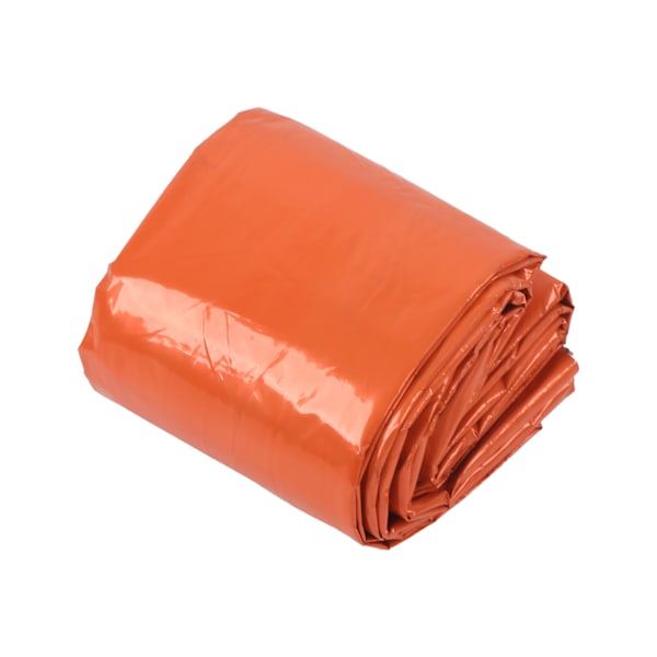 Nödsovsäck PE Aluminiumfolie Orange Överlevnadspåse Enkel Termisk Filt för Camping Vandring