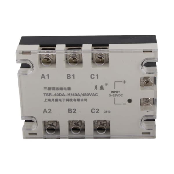 40A Trefaset SSR Inngang Solid State Relé TSR‑40DA H