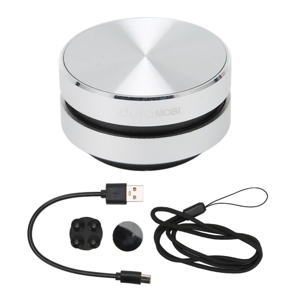 Bluetooth Bone Conduction Högtalare Stereo Magnetisk Bärbar Mini Trådlös Högtalare för Hemma Utomhus Silver