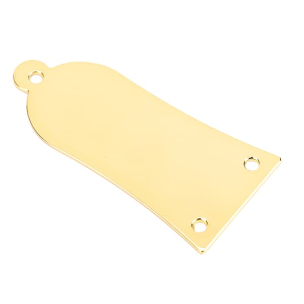 3-håls metall truss rod-skydd med skruvar, gitarrbasersättning (guld)