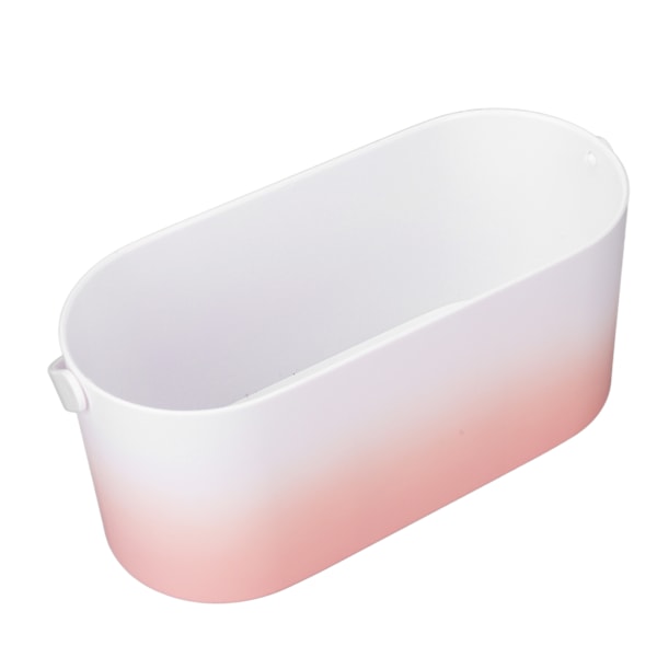 Makeup Taske Pink Gradient Bærbar Stor Kapacitet Foldbar Roterende LED Lys Makeup Opbevaringsboks Med Makeup Spejl
