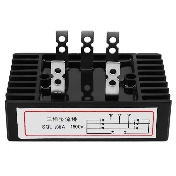 SQL100A 1600V Trefase Diode Bro Likretter AC til DC