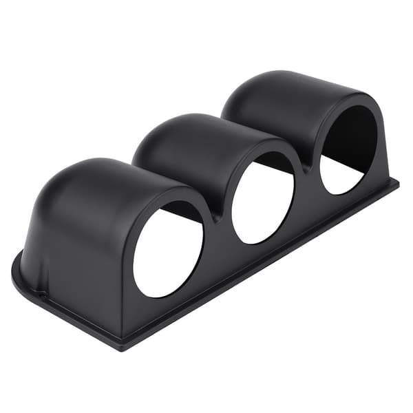 Sort Universal 52mm/2\" 3 Hull Trippel Dash Måler Pod Festeholder