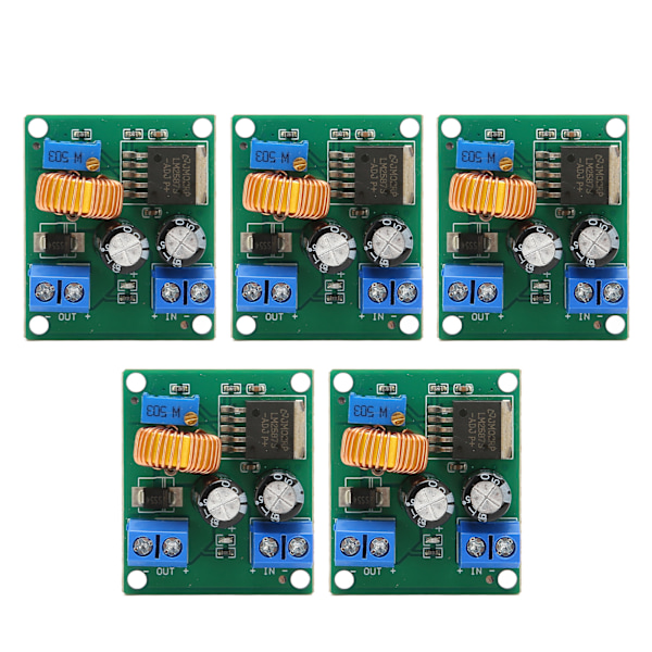 5 st Powermodulbräda DC 3V 5V 12V till DC 19V 24V 30V 36V Justerbar Boost Spänningsstabilisering Nätaggregatmodul