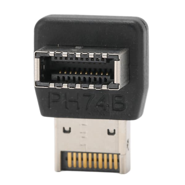 USB3.1 TYPE E -sovitin tietokoneen emolevylle, USB3.1 TYPEE -sovitin 90 asteen ohjauskulma (PH74B)