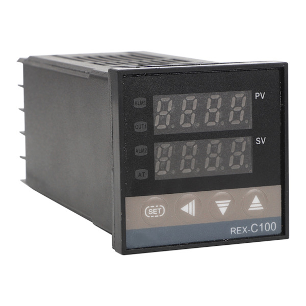 PID REX-C100 Temperaturkontroller 40A Solid State Relé K Termoelement GD