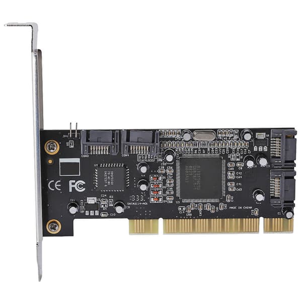 PCI til 4 Interne SATA Port 1.5Gbps Sil3114 Chipset for RAID Kontrollerkort