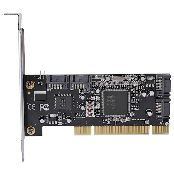 PCI til 4 Interne SATA Port 1.5Gbps Sil3114 Chipset til RAID Controller Kort