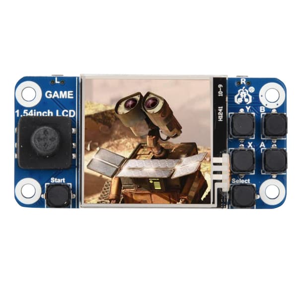 Mini Spelkonsol 1.54 tum LCD-skärm Pekskärm för Raspberry Pi