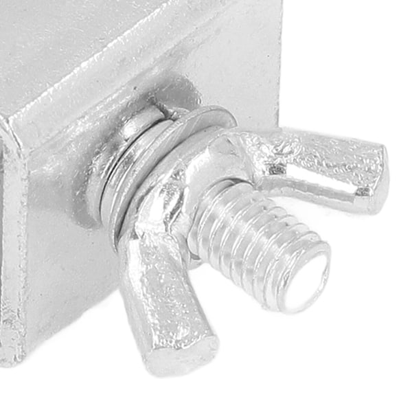 8 st Silverfärgade Butt-svetsklämmor Aluminiumlegering Karosspanel Svetsfjärilar Klämmset
