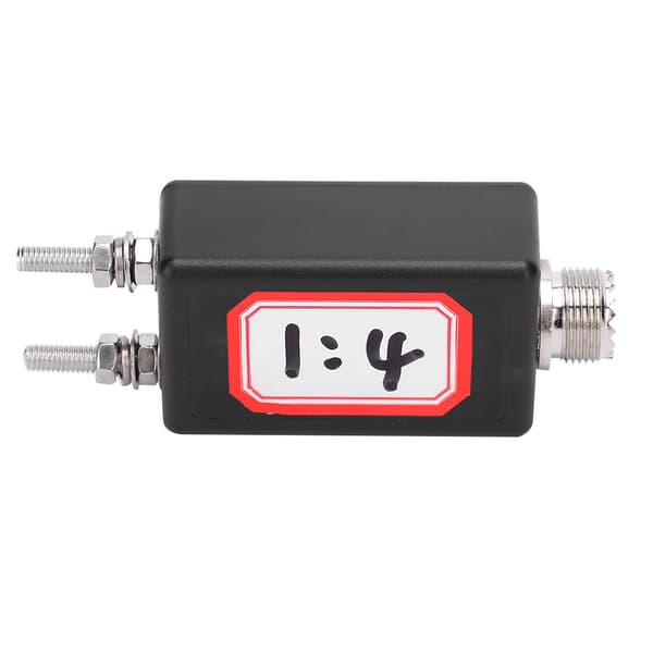 1:4 Mini Balun Egnet HF Kortbølgeantenne for Utendørs QRP-stasjon og Møbler.