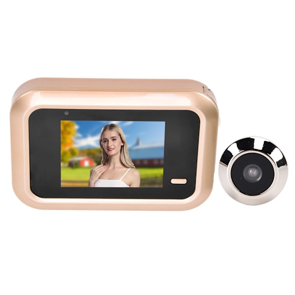 0,3MP Smart Dörrkikare Anti-Stöldinspelning Dörrklocka 2,4 tum TFT LCD-Skärm 140° Vidvinkel för Hemsäkerhet