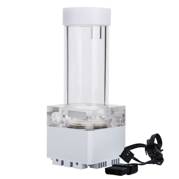 800L/H Datorpump 4 Meter Pumphöjd Snabb Värmeavledning Datorvattenpump ‑ 17 cm Vit