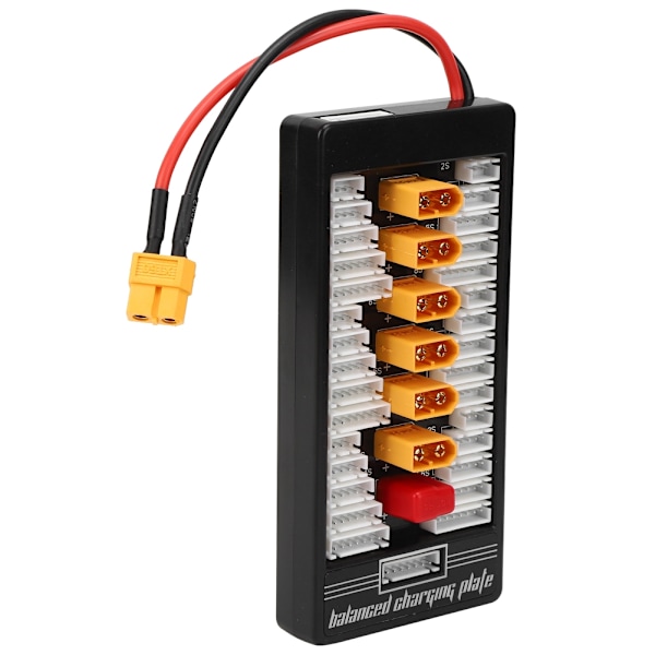 2S‑6S XT60 Parallelladdningskort för RC-batterier Laddningskort Para Board Svart