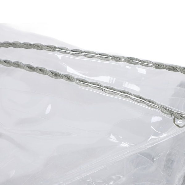 PVC Presenning Transparent Presenning 3x5m Trädgård Regntät Klar Växtskyddsduk för Utomhusbruk