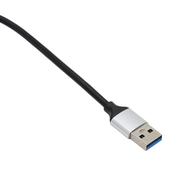 USB3.0 Hub Bærbar Ultra Slim Aluminium Multifunksjon 7 Porter Utvider Adapter USB Data Hub for Laptop